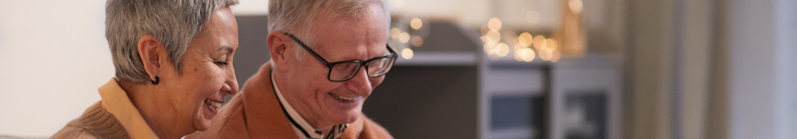 older couple laughing